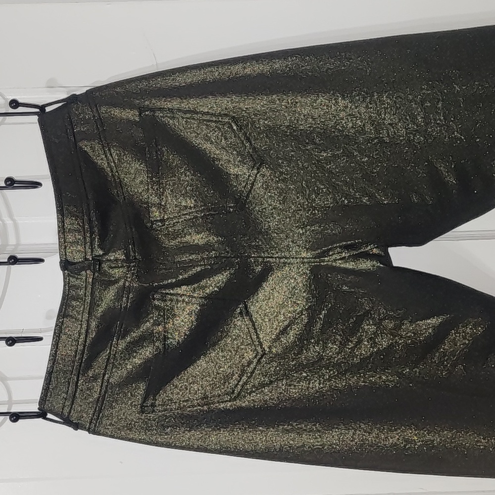 Gold glitter shimmery shiny jeggings